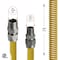 Flextron Gas Line Hose 5/8'' O.D.x48'' Len 1/2"x 3/4" MIP Fittings Yellow Coated Stainless Steel Flexible FTGC-YC12-48K - alternate 4